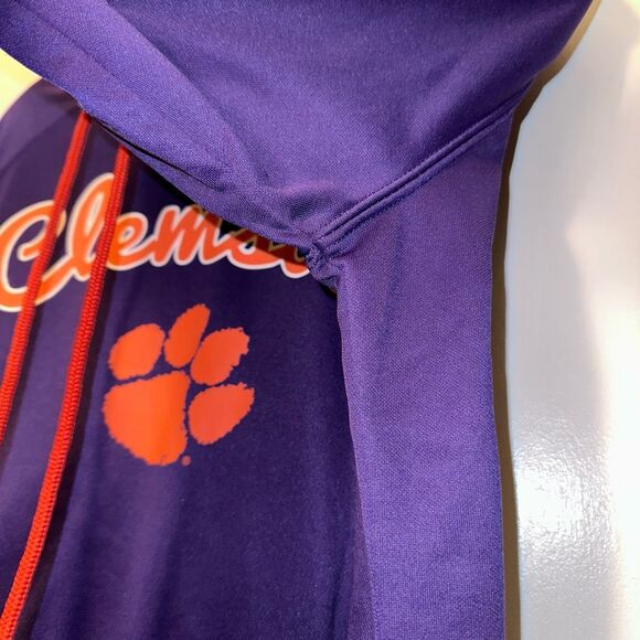 Colosseum Womens Clemson Tigers Cowl Neck Sweatshirt Medium EUC - Picture 3 of 10